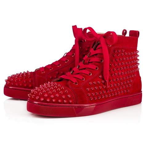 louis vuitton red bottom studded shoes for men|red bottom louboutin men.